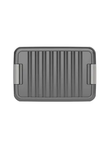 W Opbergbox S - 15L - transparant/grijs