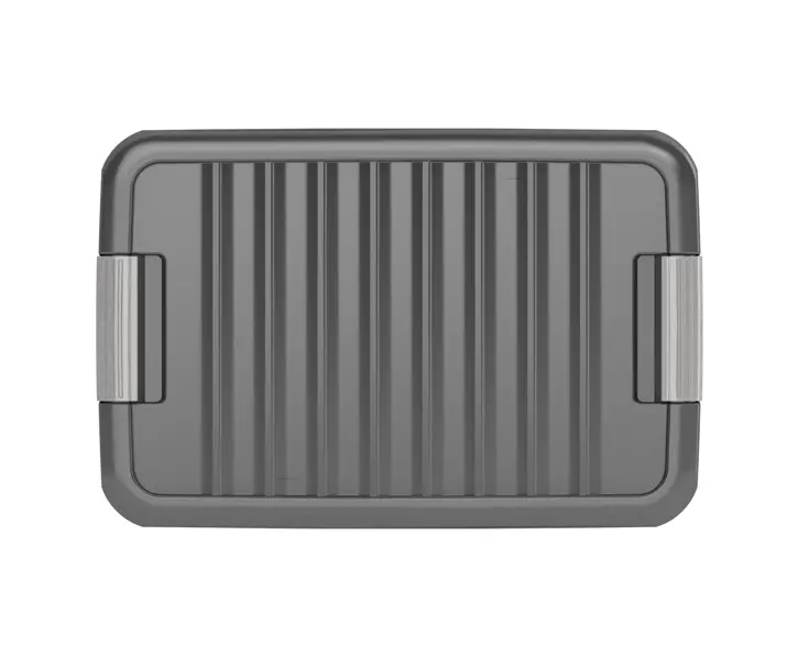 W Opbergbox S - 15L - transparant/grijs