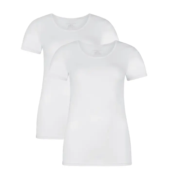 KATE - T-shirts 2-pack Dames Bamboo Basics
