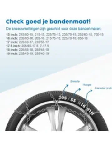ProPlus Sneeuwkettingen - KNR255