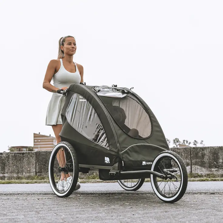 Luxe Fietskar - 3-in-1 model - Hardloopkinderwagen