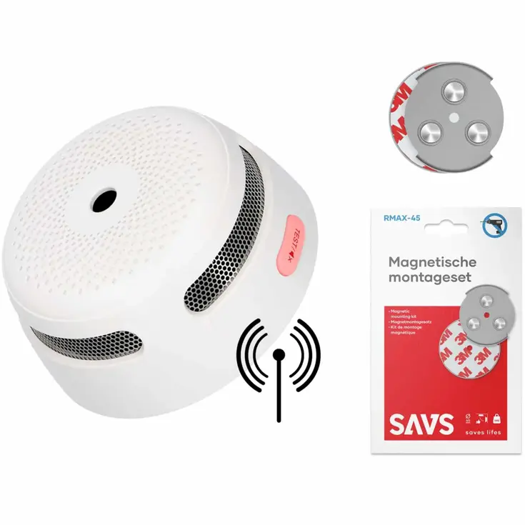 XS01-W Draadloos koppelbare rookmelder