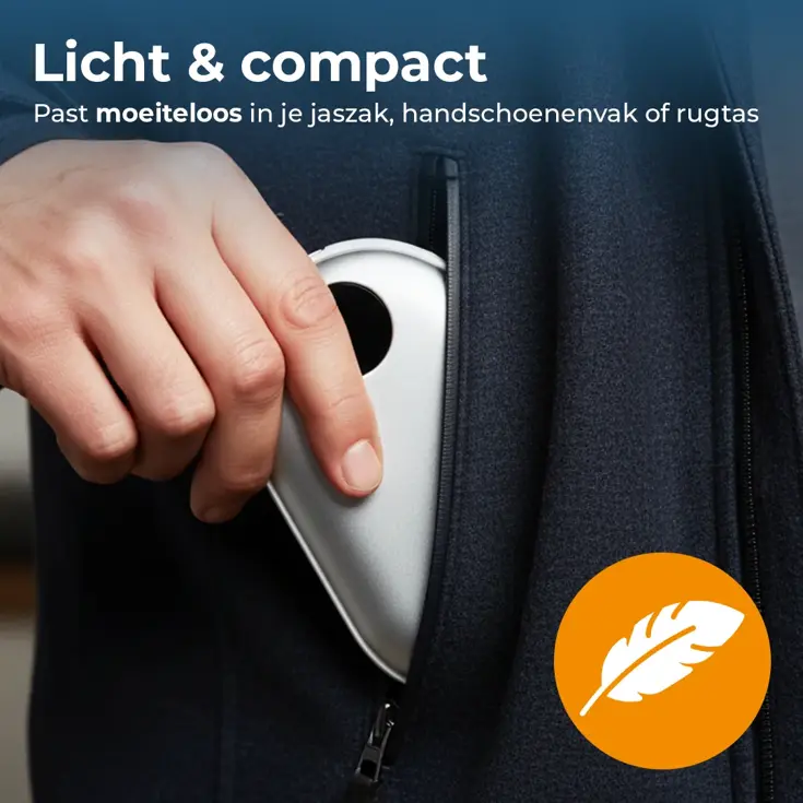 Handwarmer Powerbank Instelbare Temperatuur