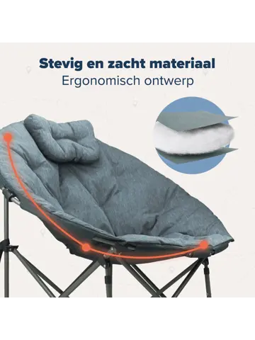 TRVLMORE Campingstoel XL