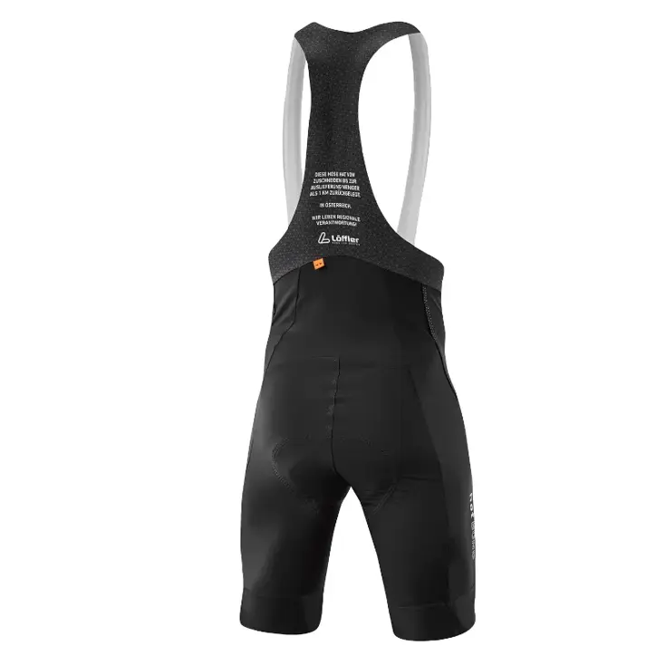 Loeffler fietsbroek met bretels Hotbond heren
