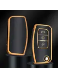 TPU Sleutelhoesje voor Ford goud G3