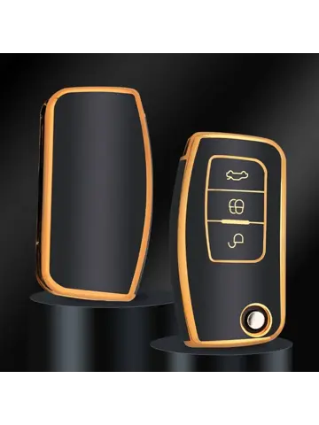 TPU Sleutelhoesje voor Ford goud G3
