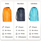 Flightbag vliegtuighoes TSA slot 60–90L – Oranje