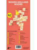 ANWB Fiets en wandelknooppuntenkaart N2 Noord-Holland noord