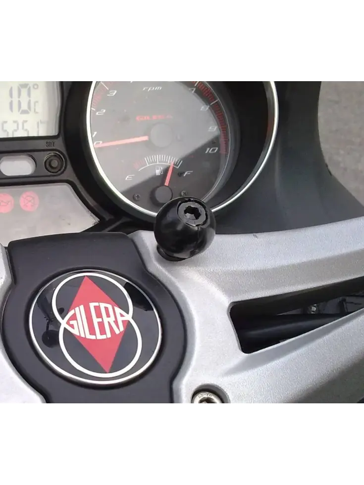 Telefoonhouder op M8 bout motor