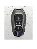 Metalen Sleutelhoesje voor Peugeot grijs B3