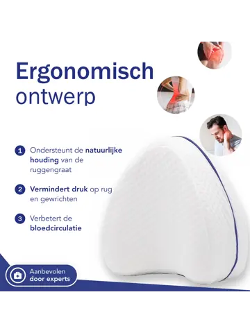 Orthopedisch Kniekussen voor in bed - Beenkussen