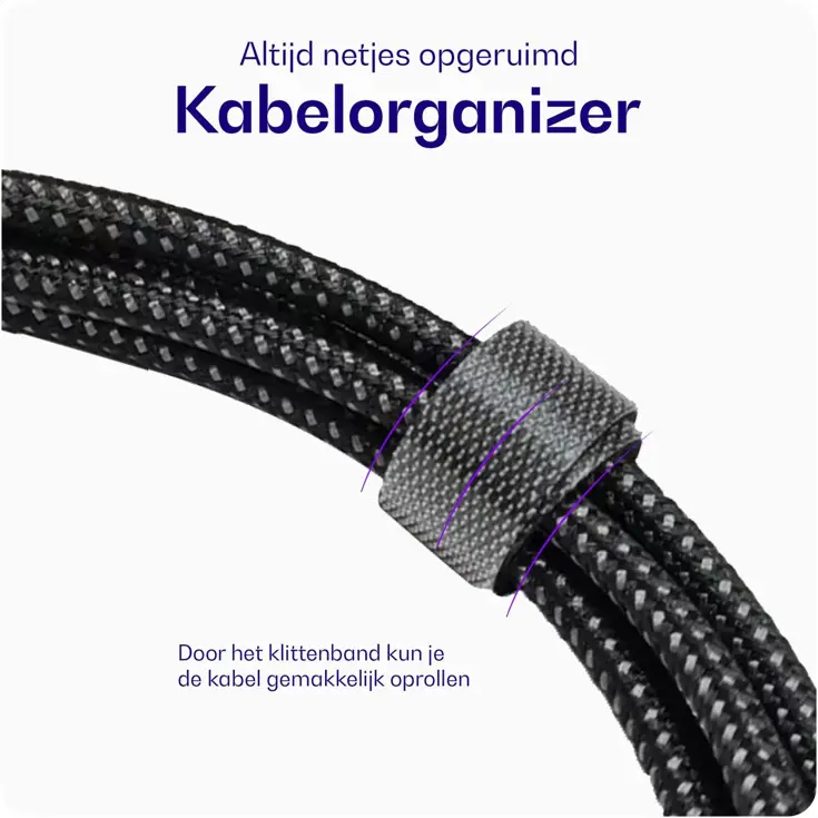 Flex 3.5mm Jack Aux Audio Kabel 1M Zwart