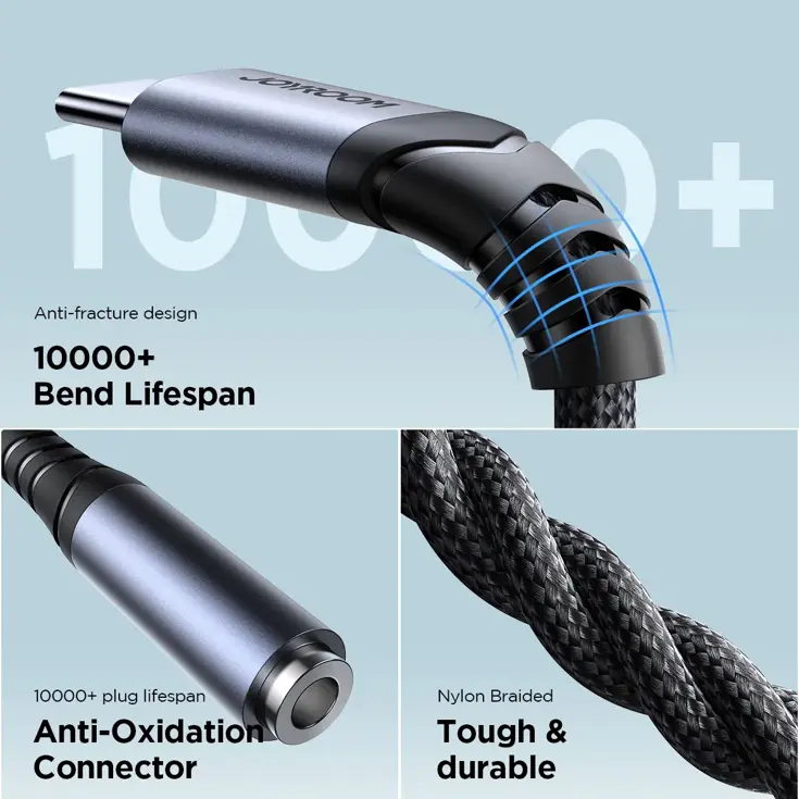Audio adapter USB-C - Zwart - Joyroom