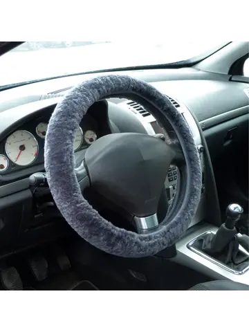 Stuurhoes universeel schapenvacht antraciet