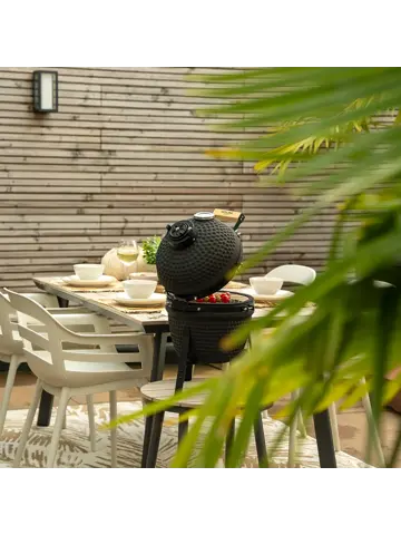 Kamado 13 inch Classic mat black Patton