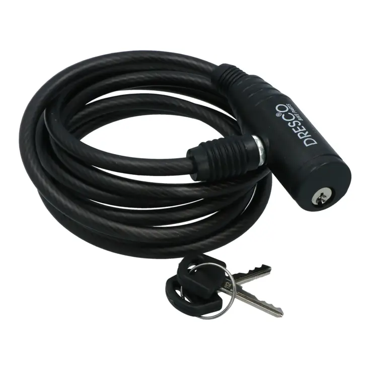 Compact en flexibel kabelslot 150cm met 2 sleutels