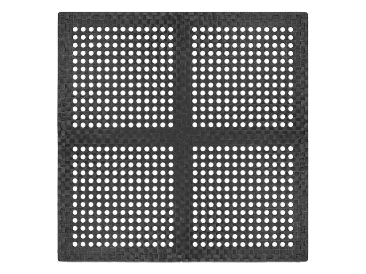 ProPlus Tenttapijttegels - Zwart - 4 stuks