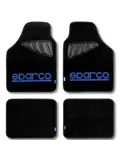 Automatten set Sparco - Stof - Blauw