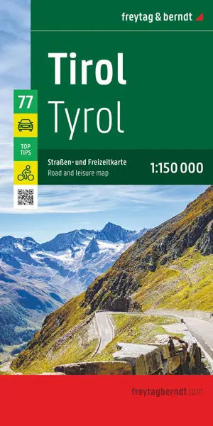Wegenkaart Tirol