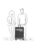 Viia 4 Wheel Trolley L Expandable  | 94 L