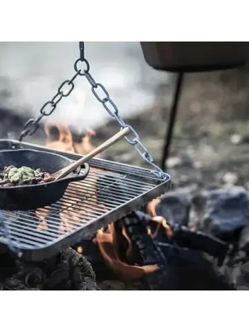 Gietijzeren Skillet 2 handvaten 20cm