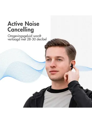 Bluetooth Oortjes met Active Noise Cancelling