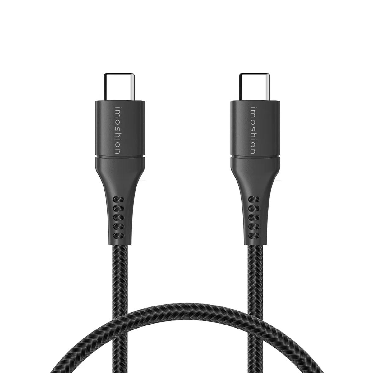 Imoshion  Braided USB-C naar USB-C kabel  Zwart main product image