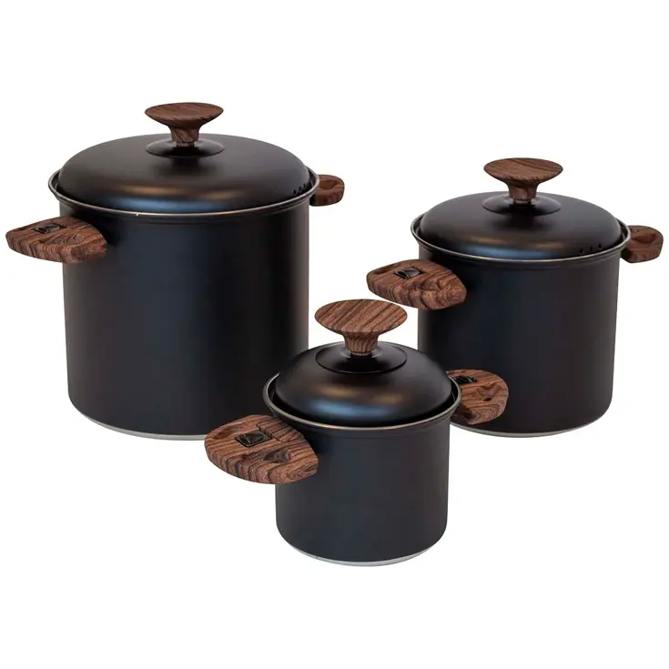 Pannenset Hading Compact 3 RVS