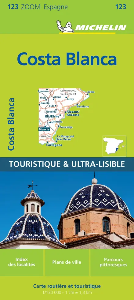 Wegenkaart Zoom 123 Costa Blanca