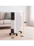 Olieradiator - Elektrische Kachel - 1500W