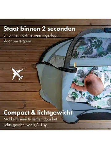 BabyBox Campingbedje - baby tentje - 50% UV