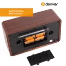Denver DAB18 Houtlook DAB+/FM Radio Bluetooth