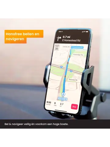 Telefoonhouders Auto Zuignap + Dashboardpad