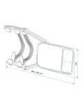 ProPlus Caravanspiegel Duo - Zwart