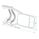 ProPlus Caravanspiegel Duo - Zwart