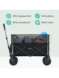 Bolderkar – 100KG – Zwart