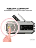 Noodradio Solar Powerbank Opwindbaar