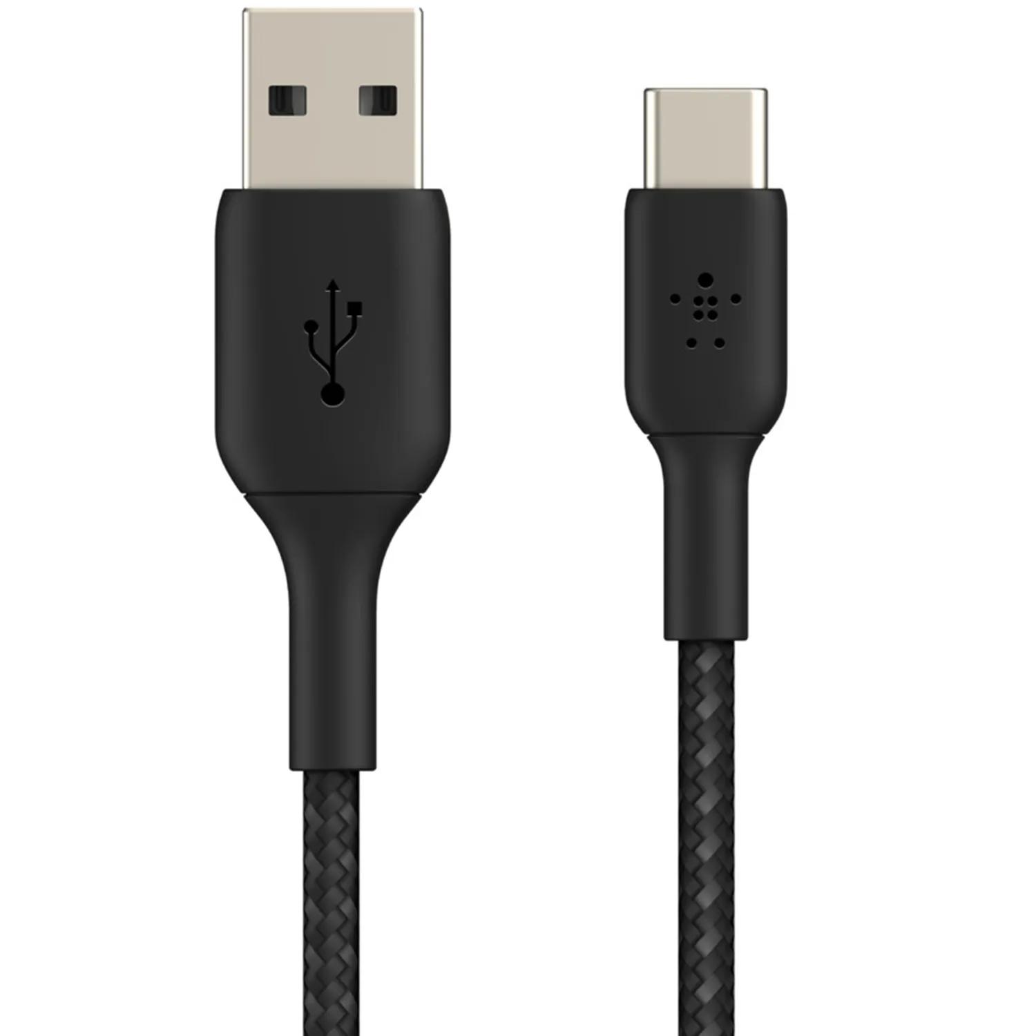 Belkin  USB-C naar USB kabel Braided  Zwart main product image