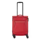 Travelite Chios 4 Wiel Trolley S red Rood