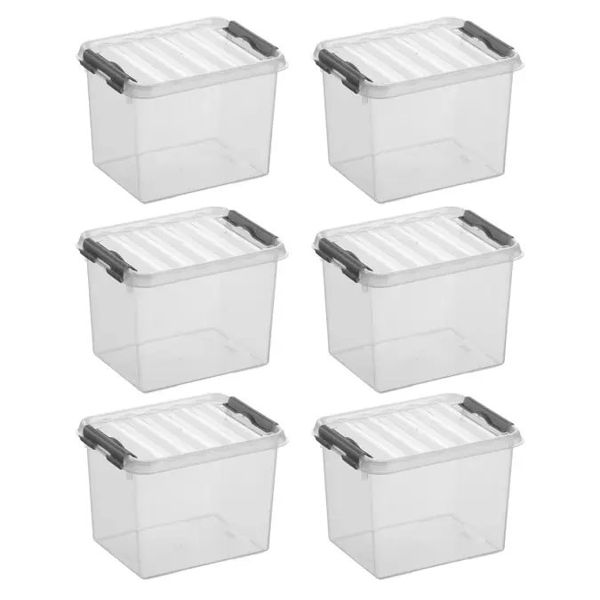 Q-line - Opbergbox - 3L - 6-delig