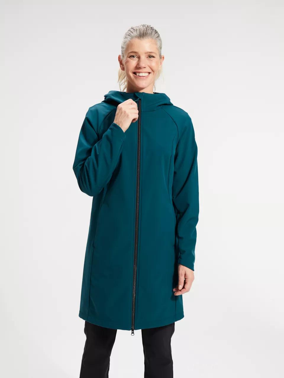 ANWB  Cortia  Softshell parka dames  Human Nature  Donker Groen   S main product image