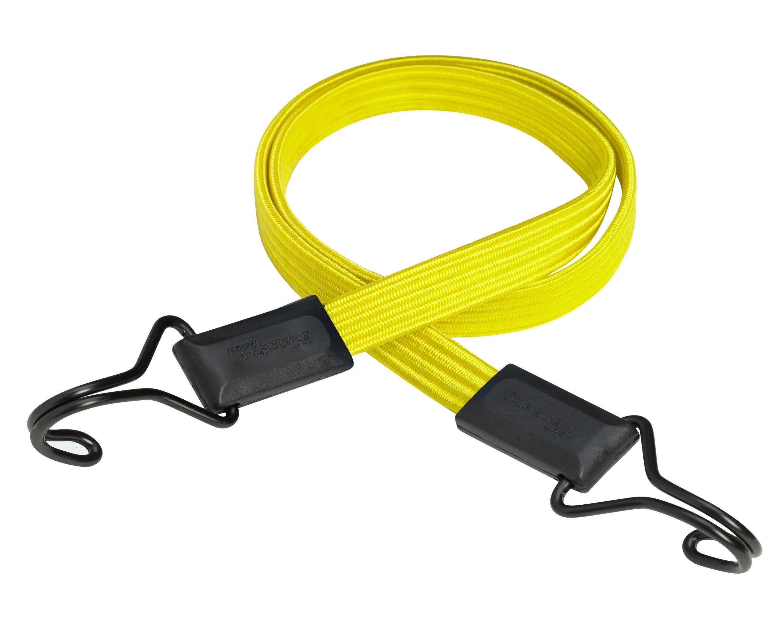 Masterlock  Flat Bungee  100cm  Geel  Geel