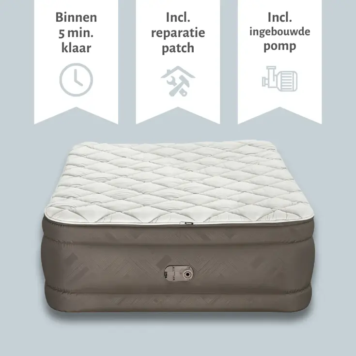 Luchtbed - Bestway - 2P - 152x203 cm + pomp