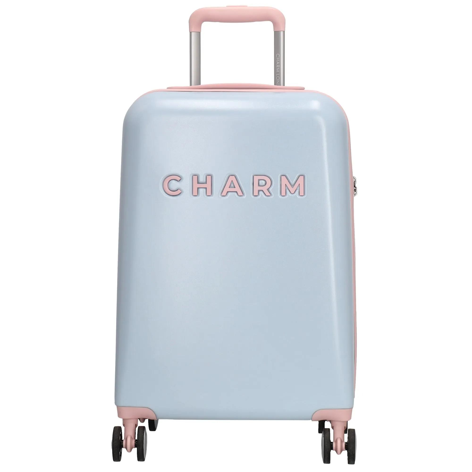 Charm London    Nice  Handbagagekoffer  Babyblauw