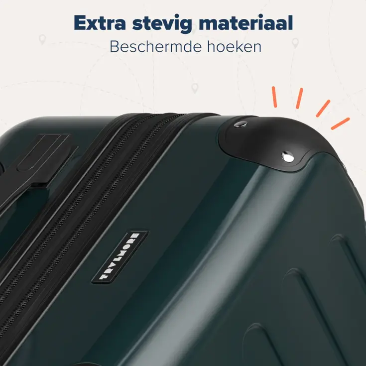 Handbagage Koffer – 45L – Donkergroen