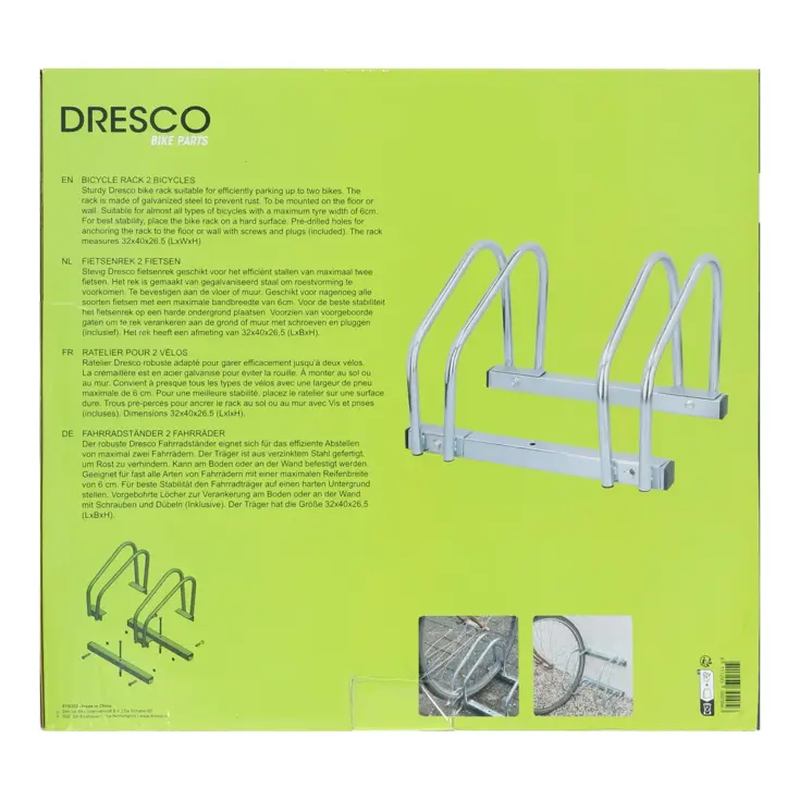 Fietsenrek voor 2 Fietsen van Gegalvaniseerd Staal