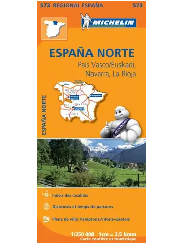 Michelin wegenkaart Regional 573 Spanje noord