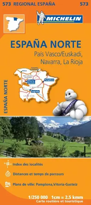 Michelin wegenkaart Regional 573 Spanje noord