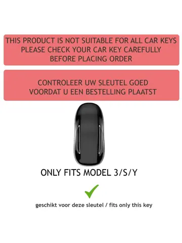 Metalen Sleutelhoesje voor Tesla Model 3-Y-S grijs